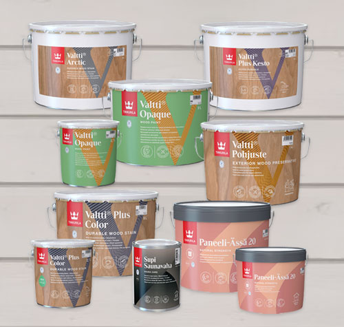 [TIKKURILA]塗料の取り扱い種類